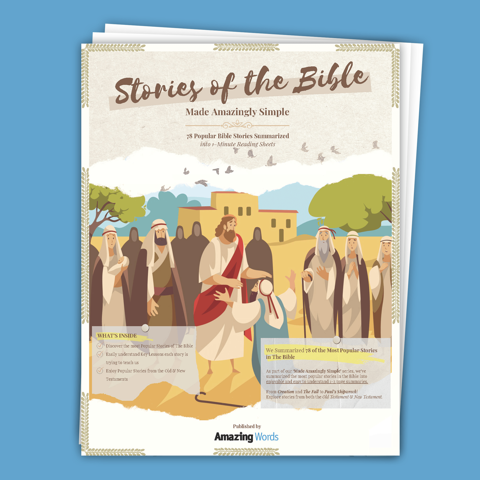 Stories of The Bible: Made Amazingly Simple – AmazingWords.com